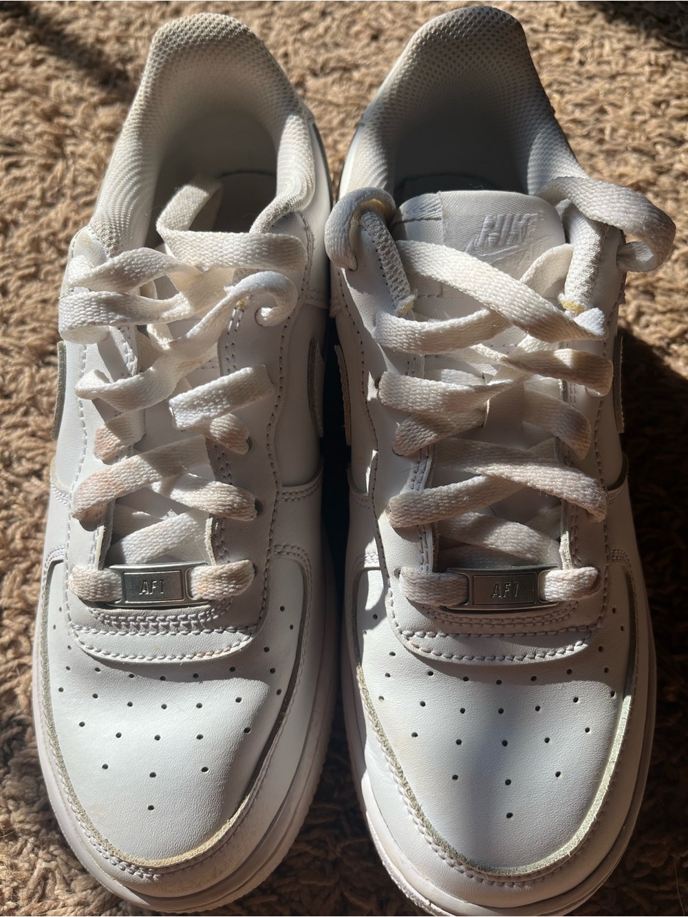 Nike Kids White Low-Top Sneakers